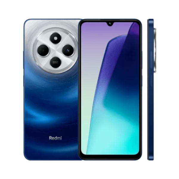 Imagem de celular redmi 14c na cor azul.